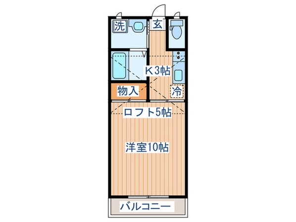 Rainbow Hill Oneの物件間取画像